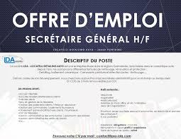 offre d emploi secrétaire