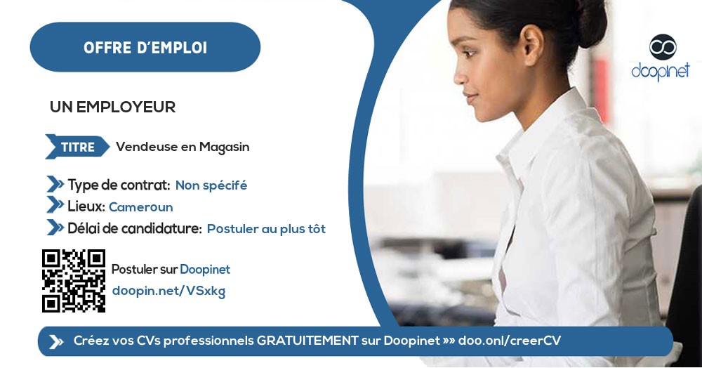 offre d emploi vendeuse