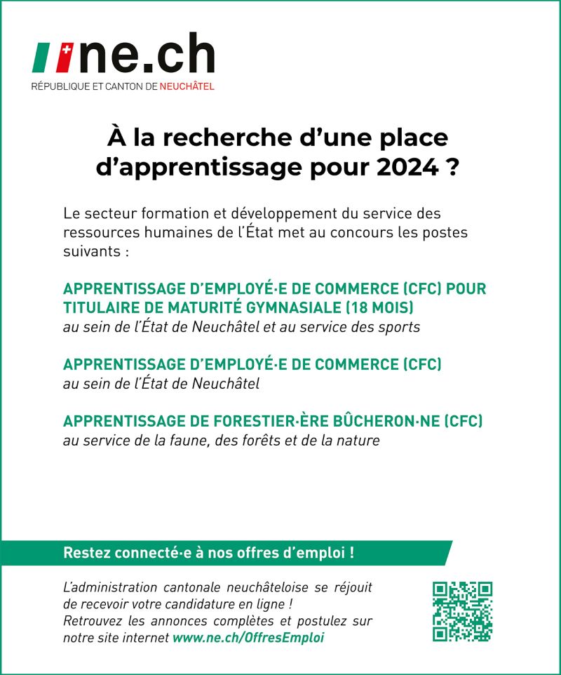 emploi ressources humaines neuchâtel