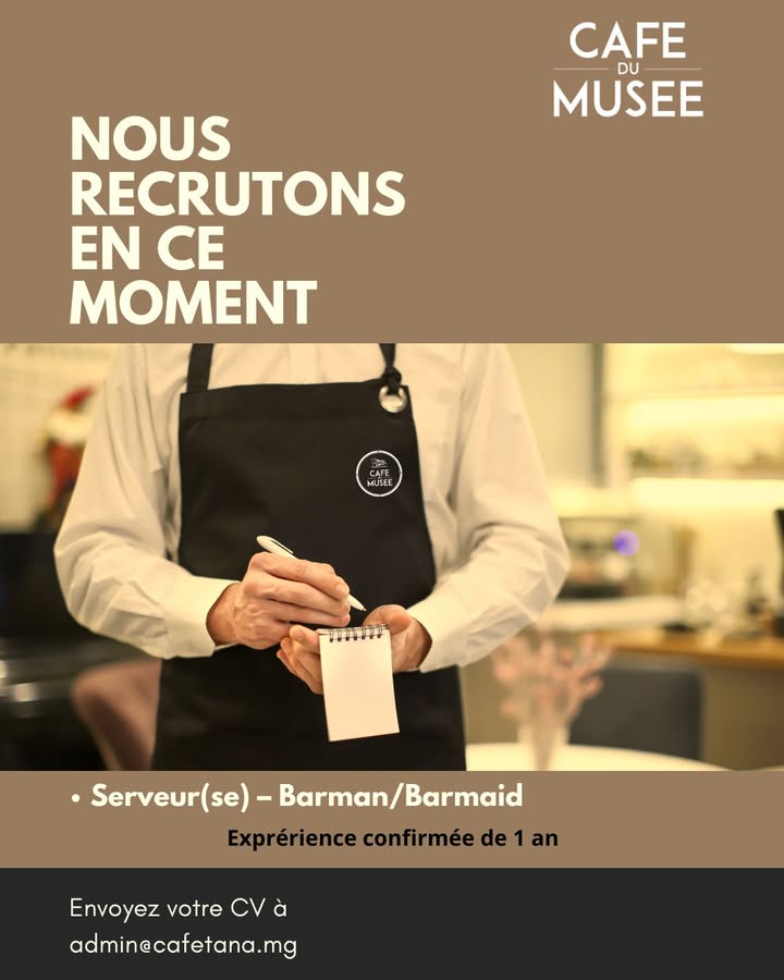 emploi serveur