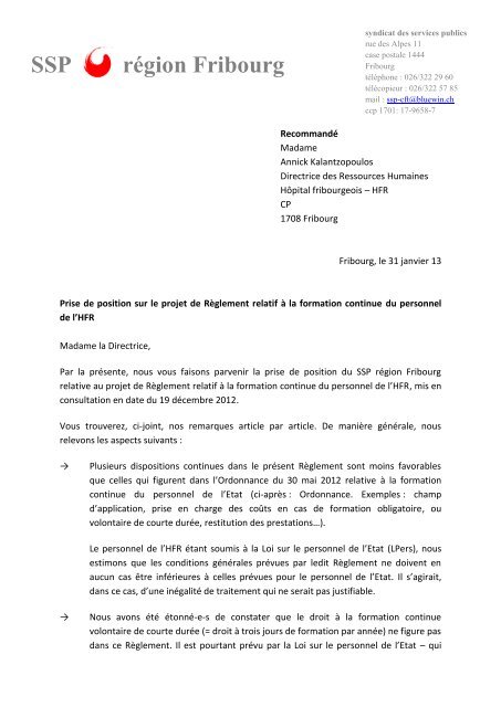 syndicat ssp